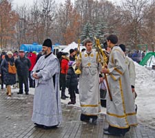  Водокрещение в Гидропарке, Киев, 2013г.