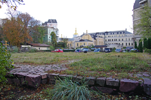 на  цьму місці був Федорівський монастир (фото 2016р.)